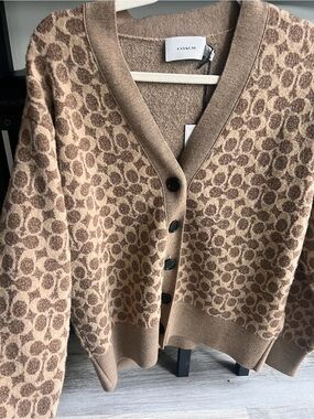Coach brand new sweater
